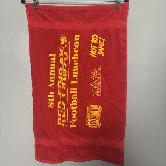 2-Pack Kansas City Chiefs Golf Grill Tailgate Towels Red Friday Arrowhead KC - Picture 6 of 10